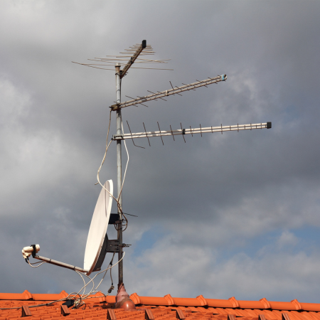 Antena mono de RF: sistema de seguridad para comercios