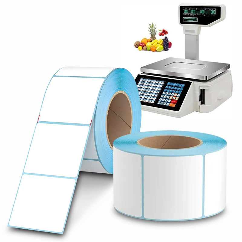rollo de etiquetas térmicas para balanza 55x44 mm supermercado