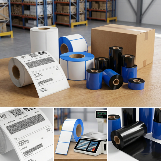 Rollos de Etiquetas Térmicas y Ribbons