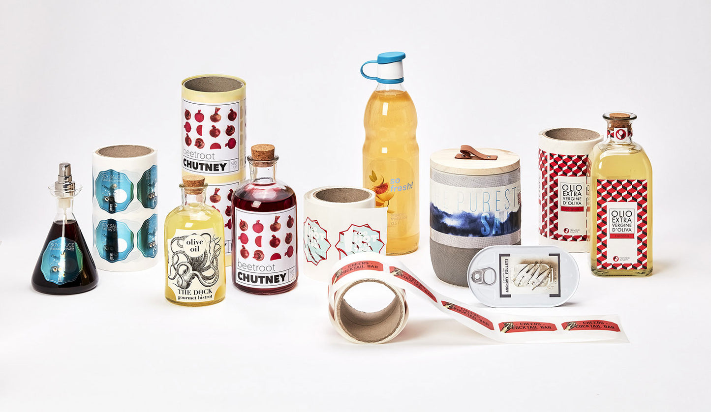 Etiquetas Impresas Personalizadas a Medida para Productos Refrigerados y Snacks